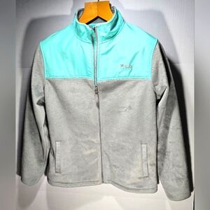 Fila Sport size XL Womens' Gray and Mint Light Jacket SUPER soft Warm Comfort